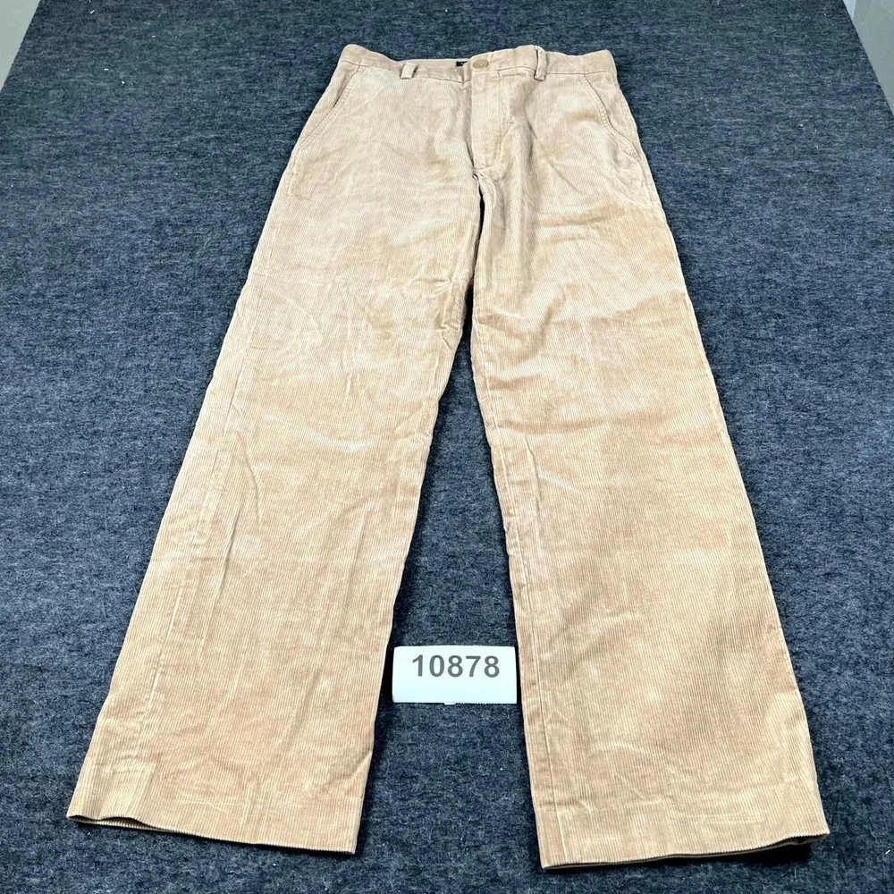 Banana Republic Corduroy Pants Mens 31x32 Tan Cotton Straight Leg Streetwear